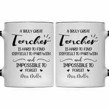 Load image into Gallery viewer, Personalized Teacher Gift Accent Mug Custom Design Birthday Christmas
