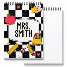 Load image into Gallery viewer, Personalized Art Sketch Book Custom Cover for Teachers Gift

