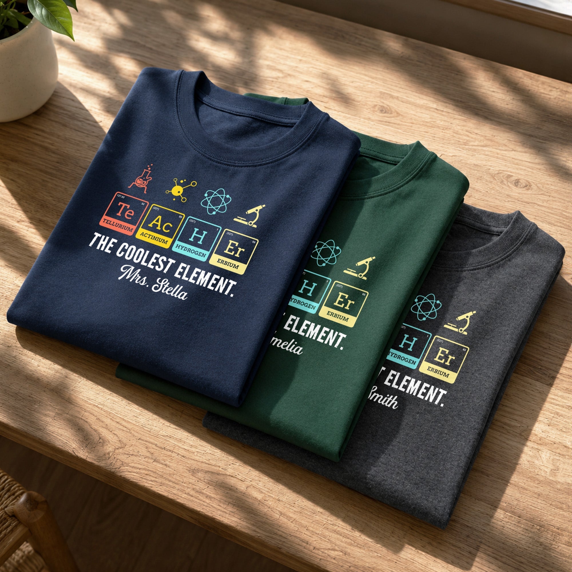 Personalized Science Teacher T-Shirt Hoodie Custom Gift