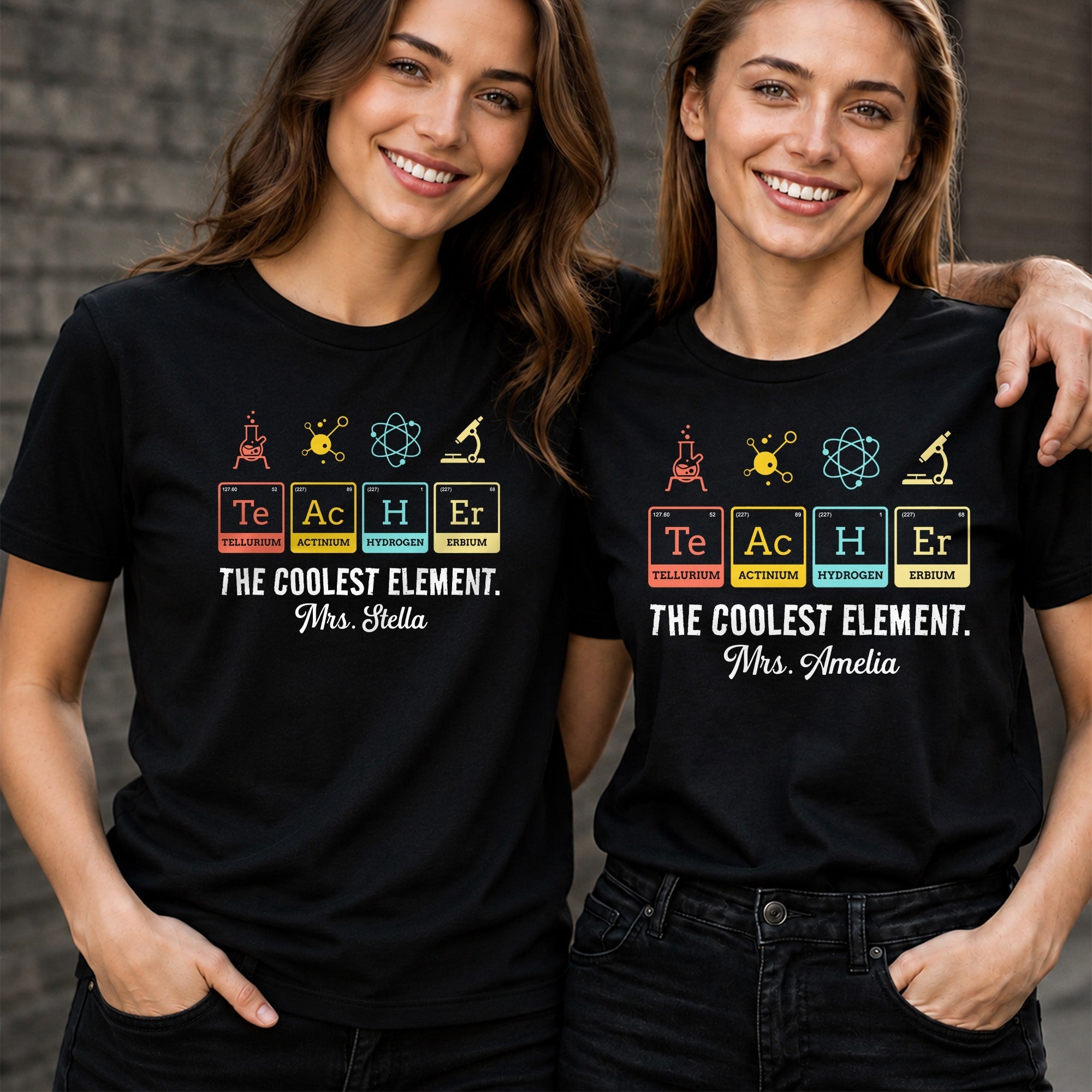 Personalized Science Teacher T-Shirt Hoodie Custom Gift