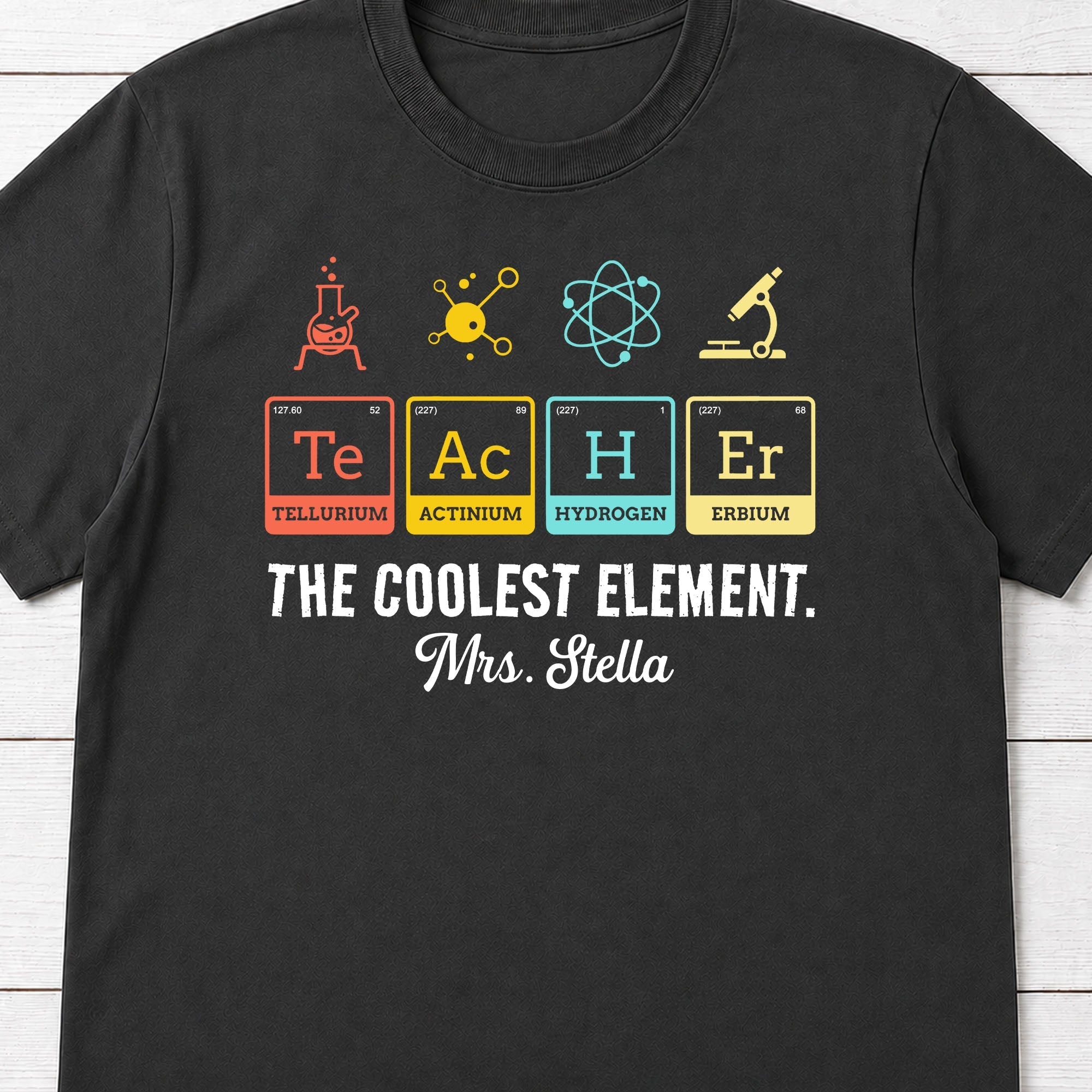 Personalized Science Teacher T-Shirt Hoodie Custom Gift