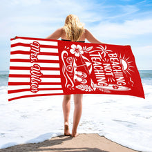 Load image into Gallery viewer, Personalized Microfiber Beach Towel Custom Design for Teacher

