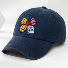 Load image into Gallery viewer, Personalized Washed Denim Cap Custom Teacher Gift for Back to School

