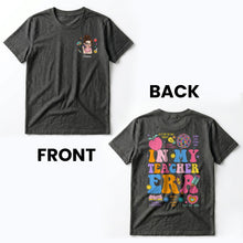 Load image into Gallery viewer, Personalized Custom T-Shirt for Teacher with Apple Design

