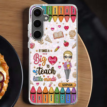 Load image into Gallery viewer, Personalized Clear Phone Case Custom Teacher Gift for Educator
