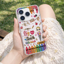 Load image into Gallery viewer, Personalized Clear Phone Case Custom Teacher Gift for Educator
