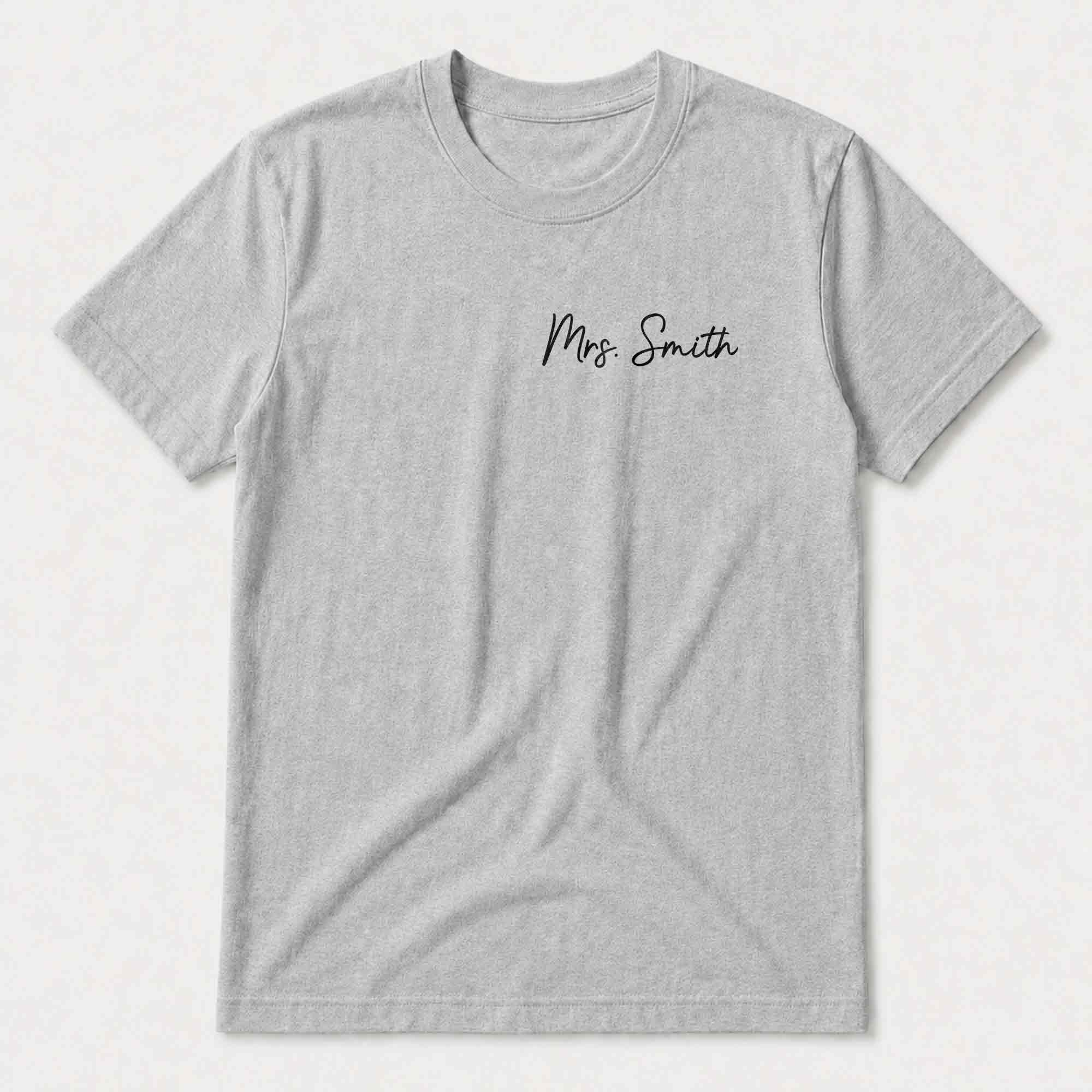 Personalized T-Shirt Custom Front and Back Gift for Retired Teachers