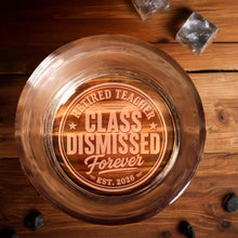 Load image into Gallery viewer, Personalized Engraved Whiskey Glass for Teachers Gift Idea
