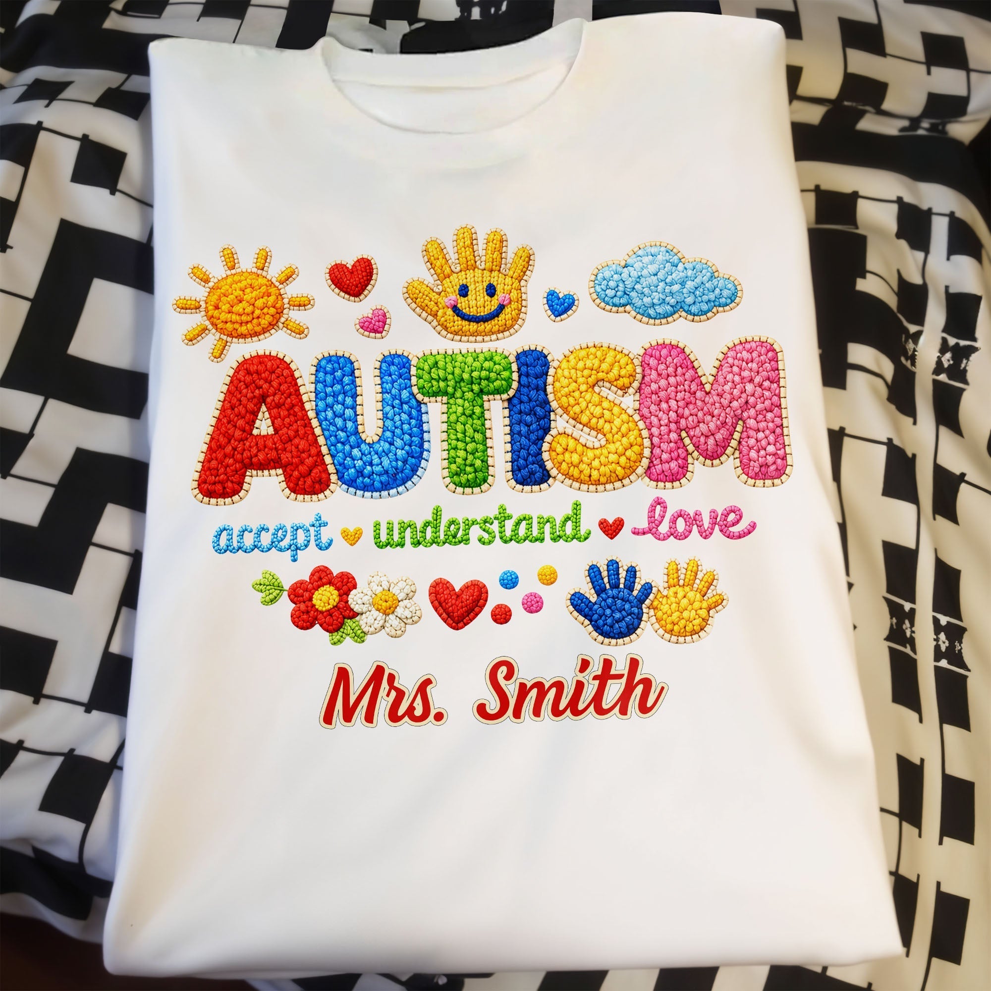 Personalized Autism Awareness T-shirt & Hoodie Custom Gift
