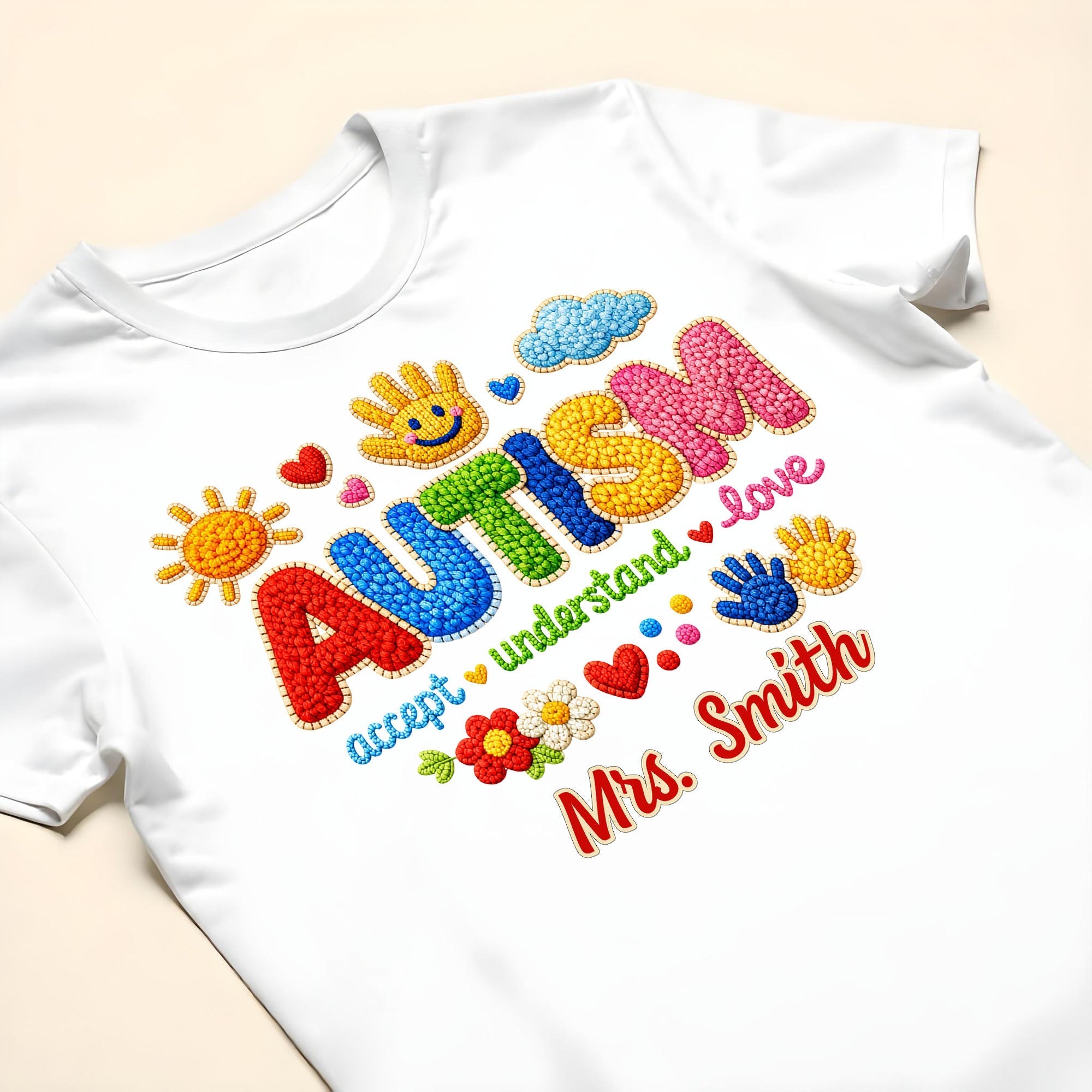 Personalized Autism Awareness T-shirt & Hoodie Custom Gift