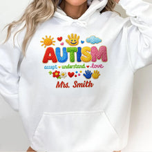 Load image into Gallery viewer, Personalized Autism Awareness T-shirt &amp; Hoodie Custom Gift
