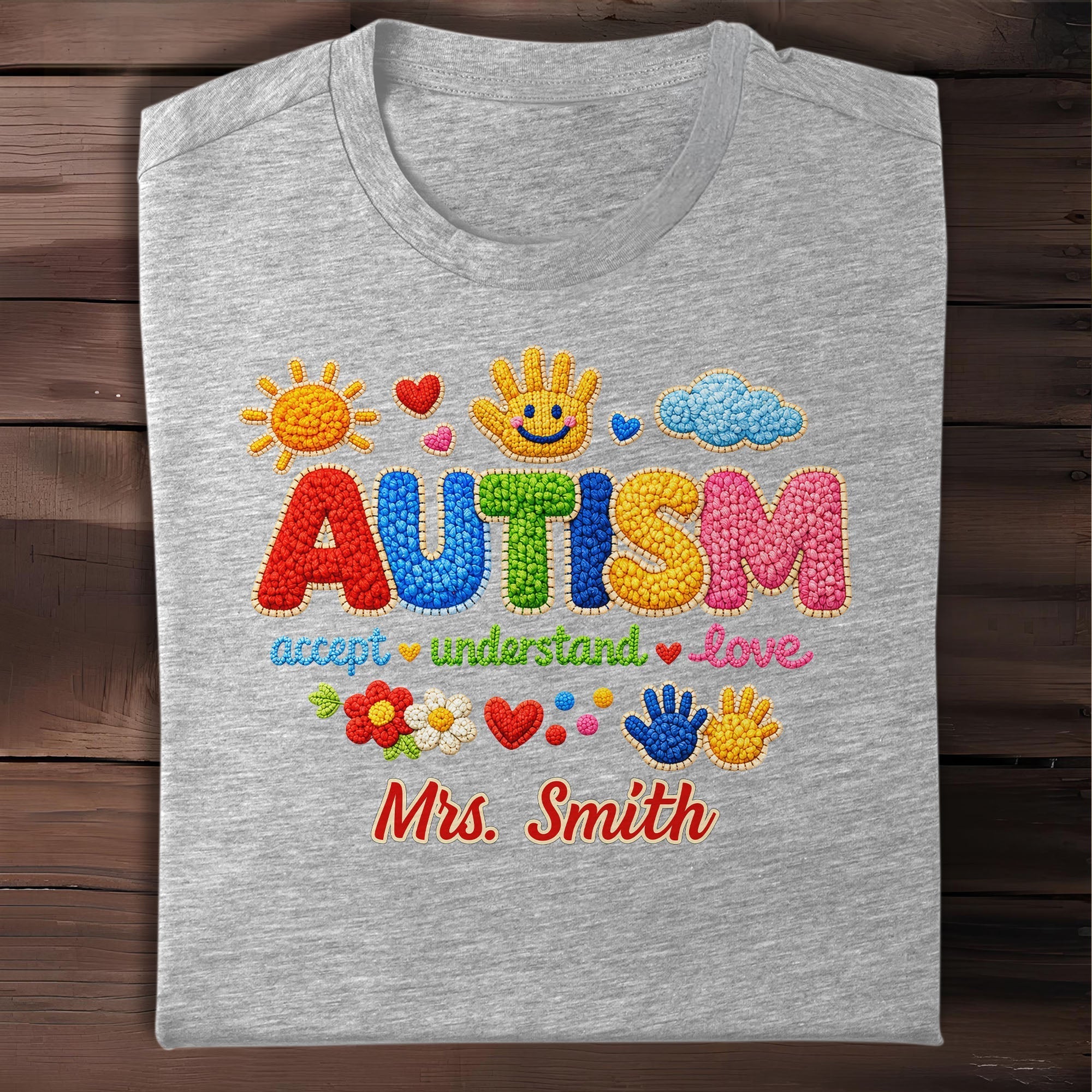 Personalized Autism Awareness T-shirt & Hoodie Custom Gift
