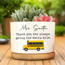 Load image into Gallery viewer, Personalized Ceramic Plant Pot Thank You Gift for Teachers
