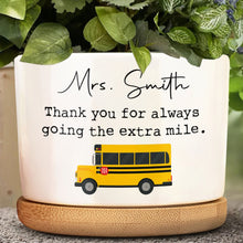 Load image into Gallery viewer, Personalized Ceramic Plant Pot Thank You Gift for Teachers
