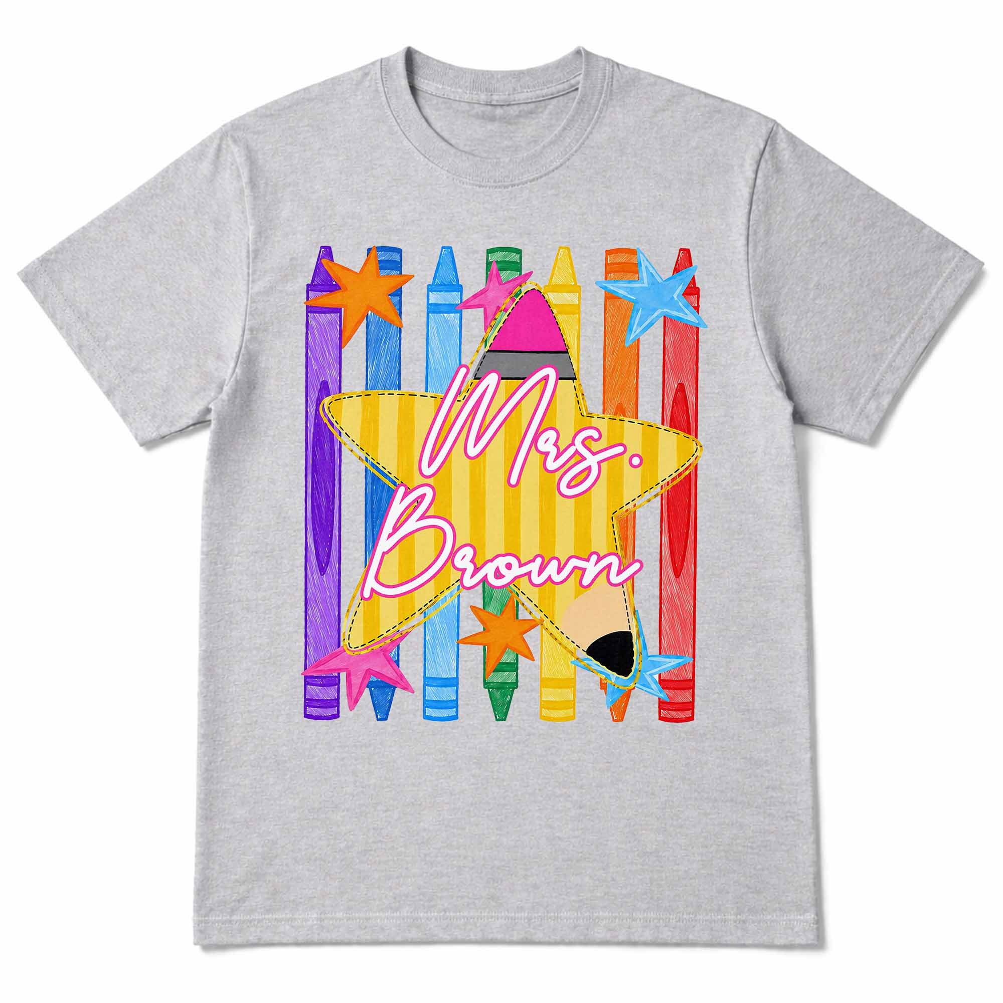 Personalized Teacher T-Shirt Hoodie Custom Name Gift Idea