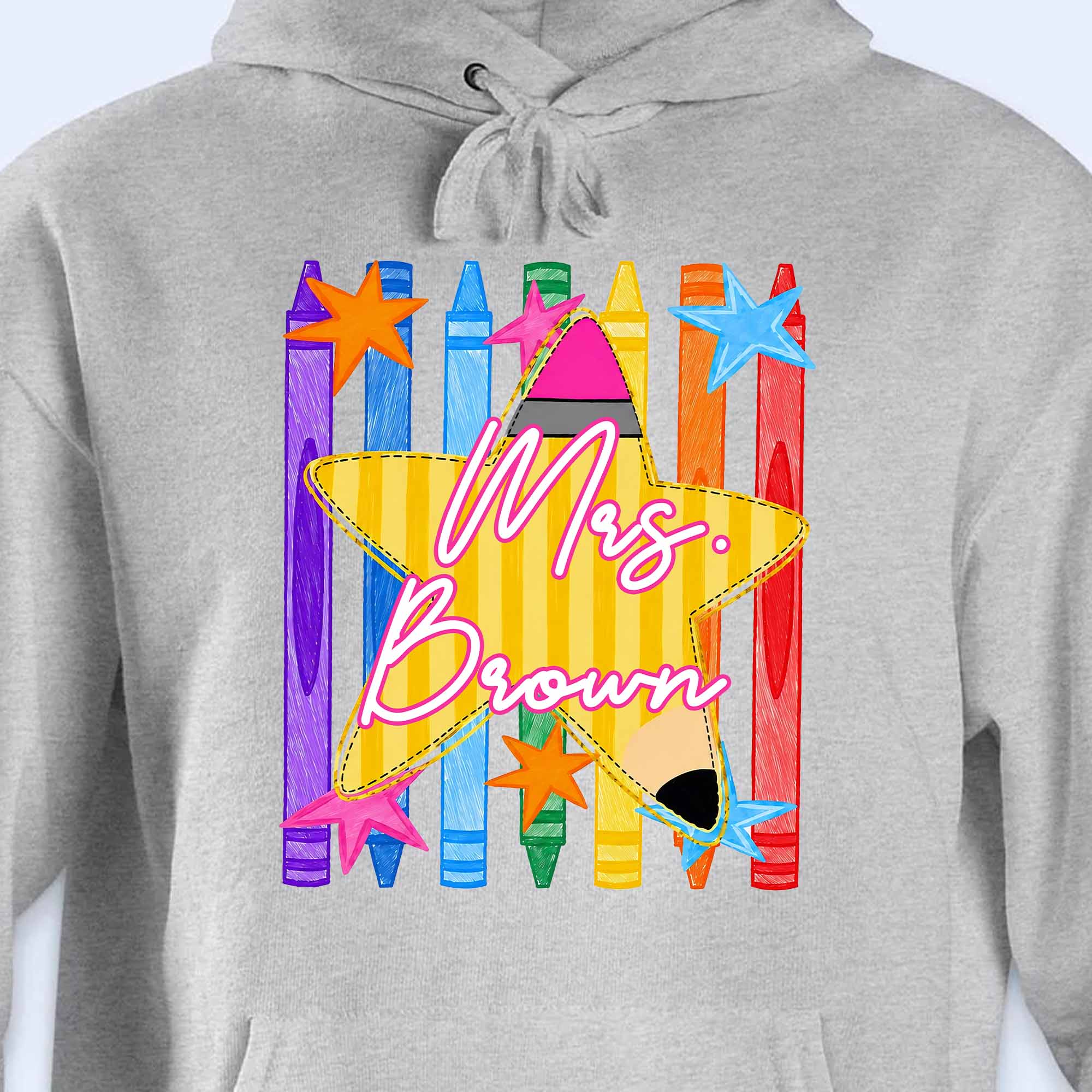 Personalized Teacher T-Shirt Hoodie Custom Name Gift Idea