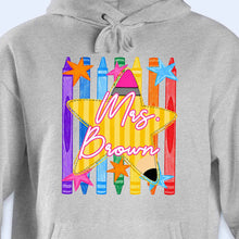 Load image into Gallery viewer, Personalized Teacher T-Shirt Hoodie Custom Name Gift Idea
