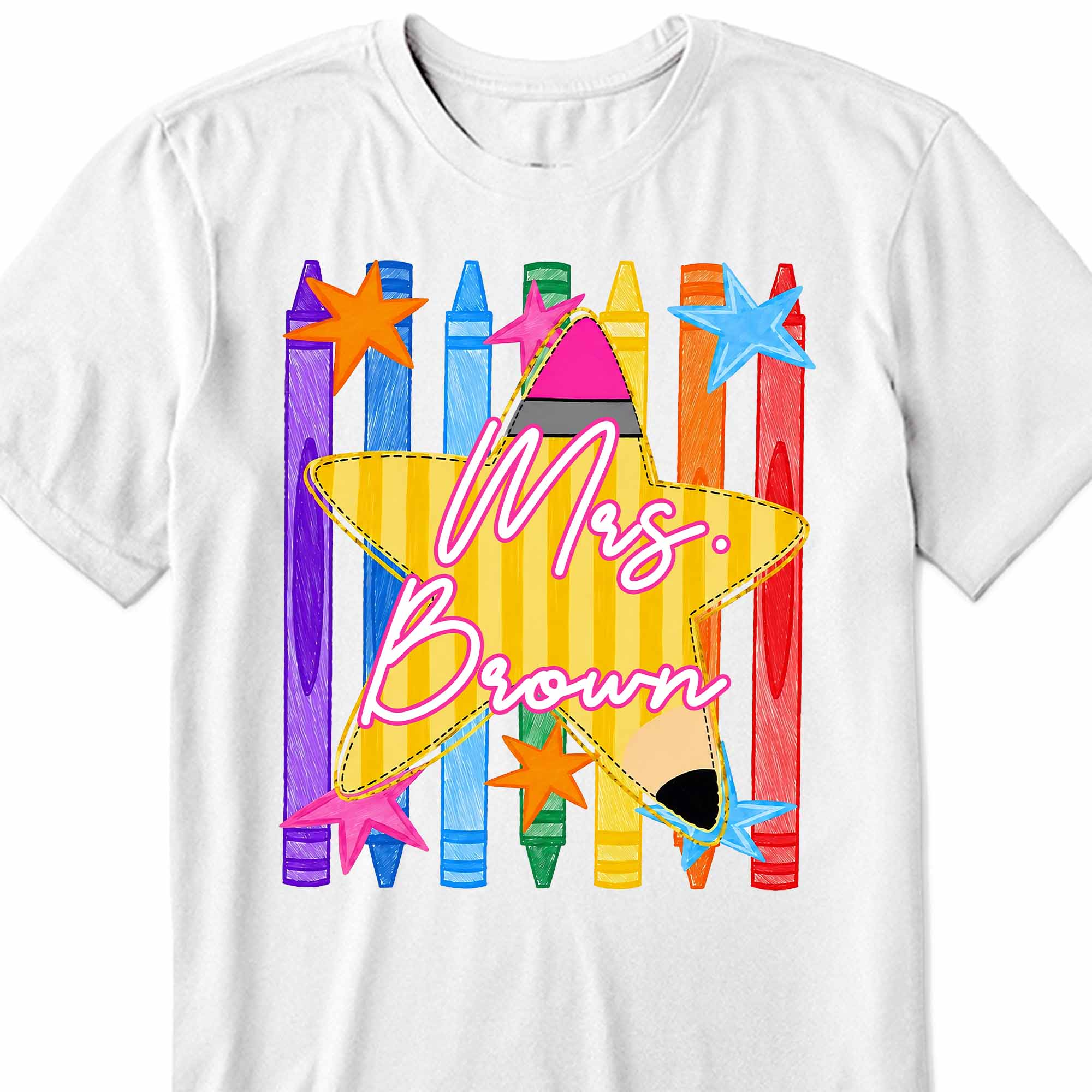 Personalized Teacher T-Shirt Hoodie Custom Name Gift Idea