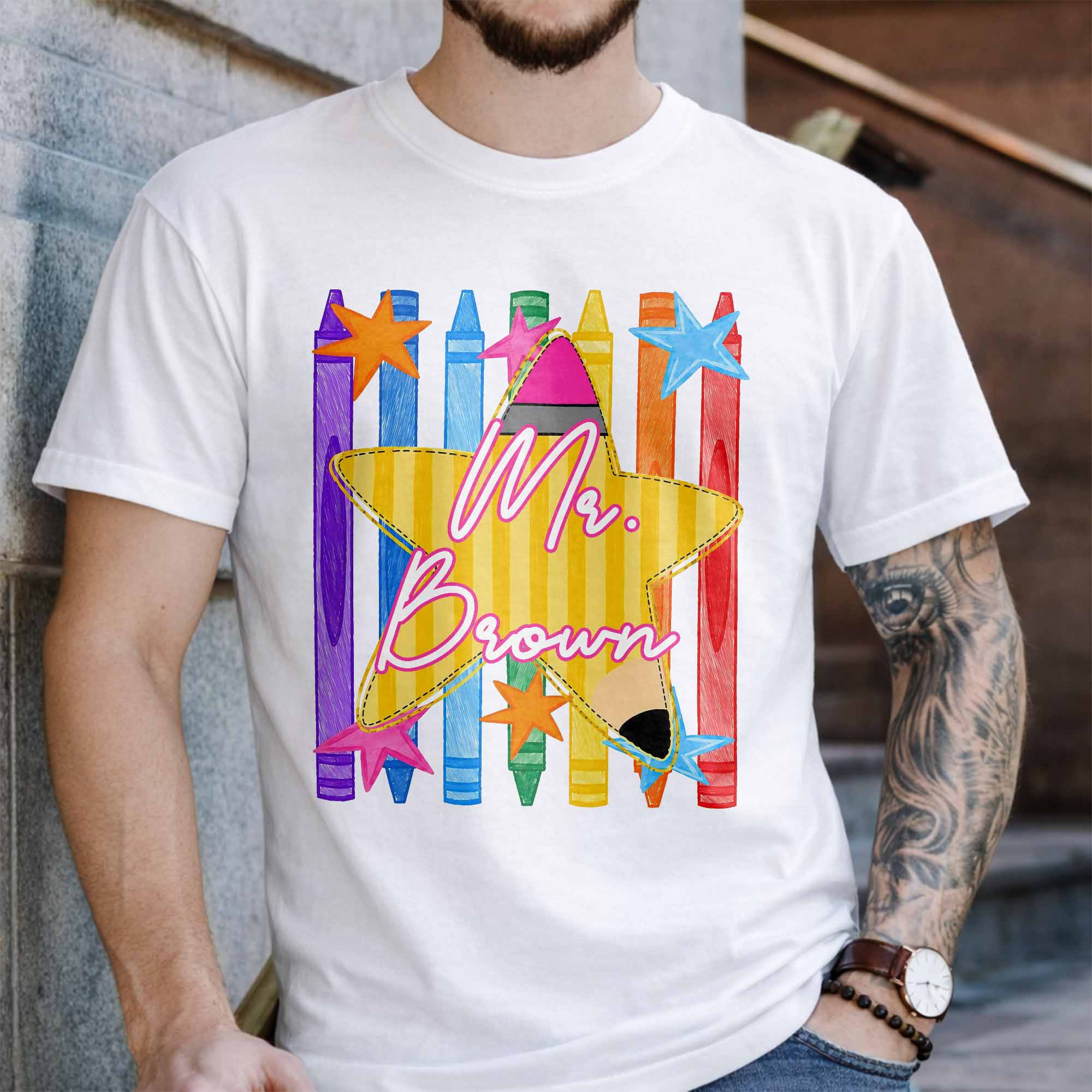 Personalized Teacher T-Shirt Hoodie Custom Name Gift Idea