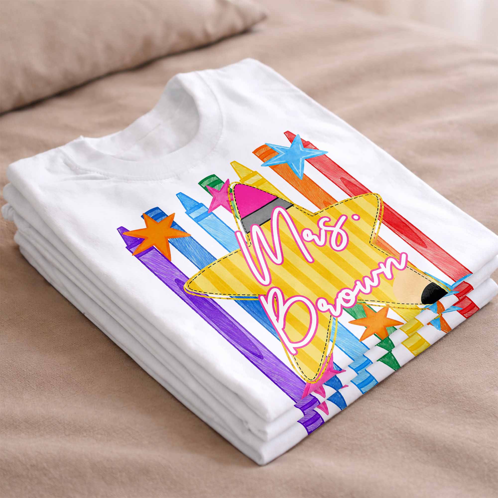 Personalized Teacher T-Shirt Hoodie Custom Name Gift Idea