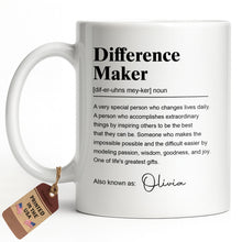Load image into Gallery viewer, Personalized Teacher Coffee Mug Custom Definition Gift for Mentor
