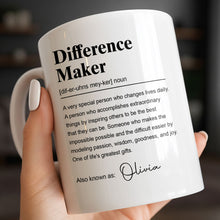 Load image into Gallery viewer, Personalized Teacher Coffee Mug Custom Definition Gift for Mentor
