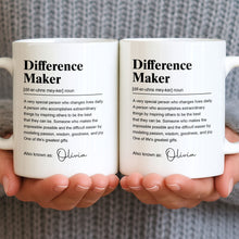 Load image into Gallery viewer, Personalized Teacher Coffee Mug Custom Definition Gift for Mentor
