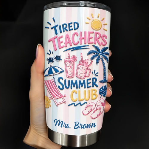 Personalized Stainless Steel Tumbler 20oz Gift for Teachers