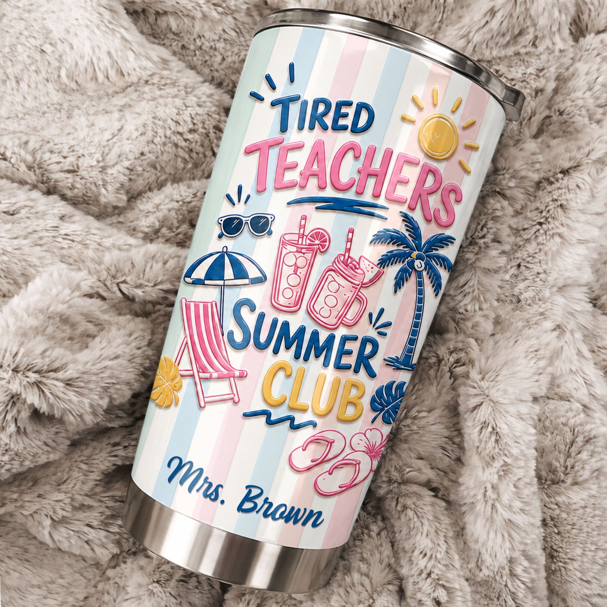 Personalized Stainless Steel Tumbler 20oz Gift for Teachers