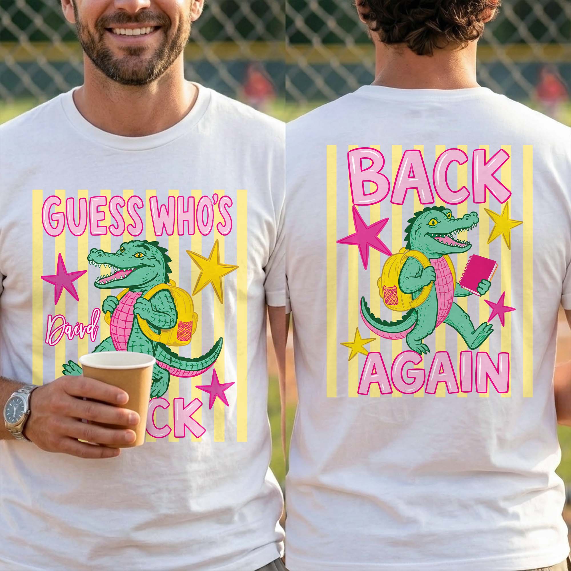 Personalized Custom T-Shirt Back To School Gift for Teacher