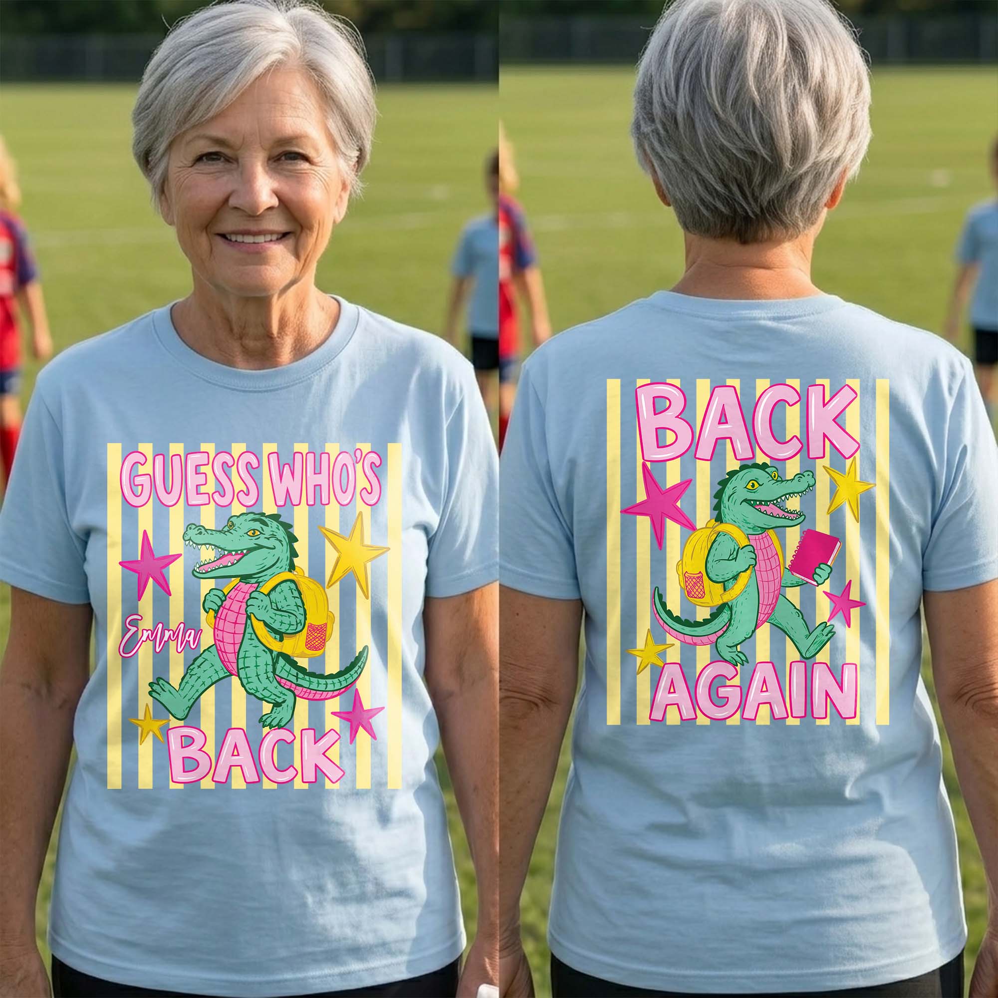 Personalized Custom T-Shirt Back To School Gift for Teacher