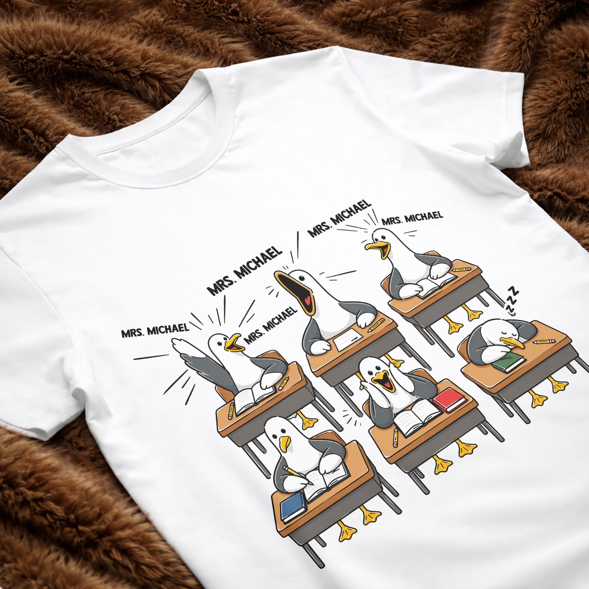 Personalized Funny Bird Classroom Design T-shirt & Hoodie Teacher Gift