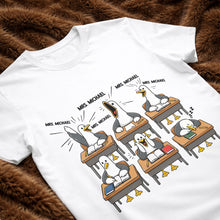 Load image into Gallery viewer, Personalized Funny Bird Classroom Design T-shirt &amp; Hoodie Teacher Gift
