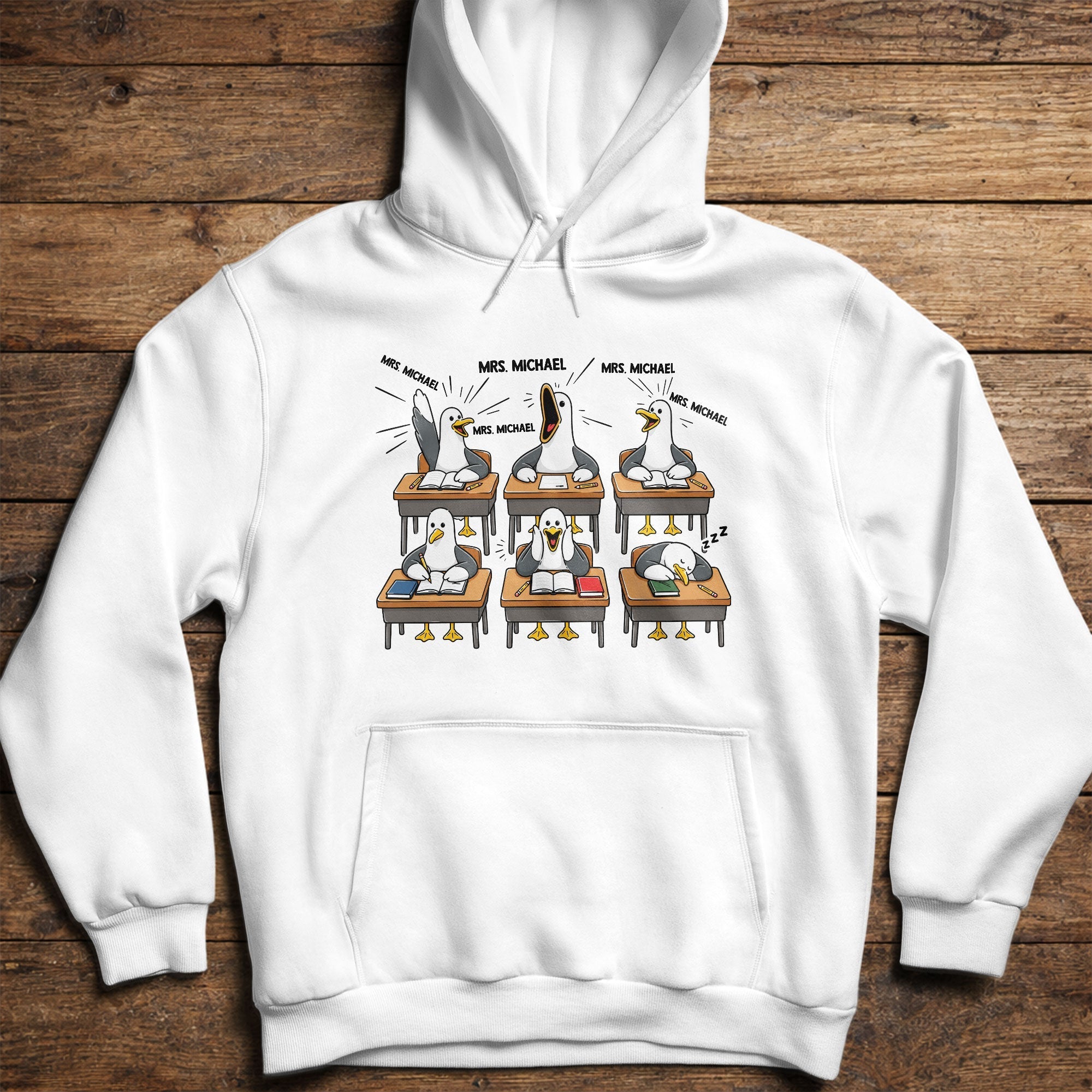 Personalized Funny Bird Classroom Design T-shirt & Hoodie Teacher Gift