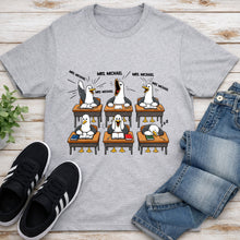 Load image into Gallery viewer, Personalized Funny Bird Classroom Design T-shirt &amp; Hoodie Teacher Gift
