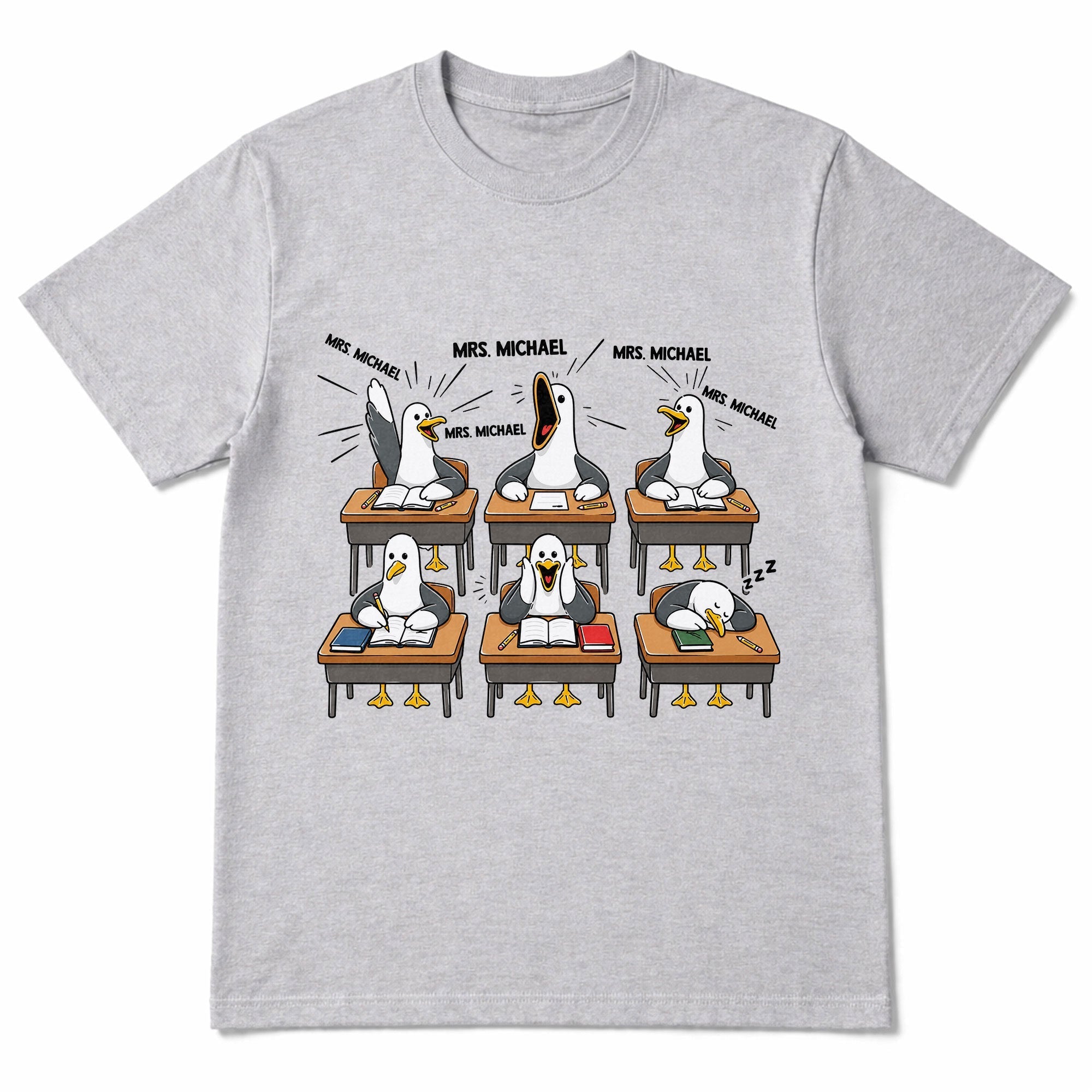 Personalized Funny Bird Classroom Design T-shirt & Hoodie Teacher Gift