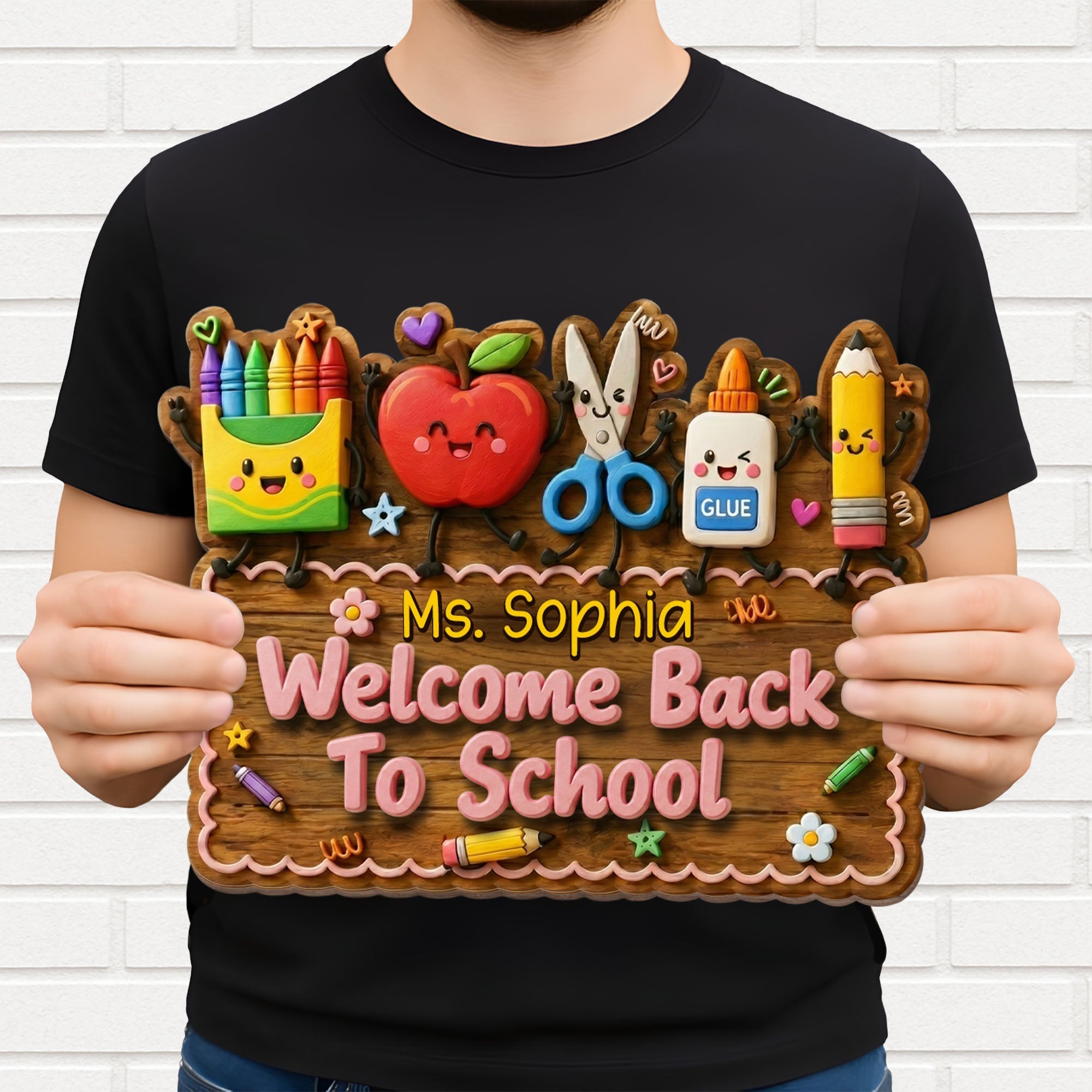 Personalized Custom Shaped Wood Sign for Backyard BBQ Gift