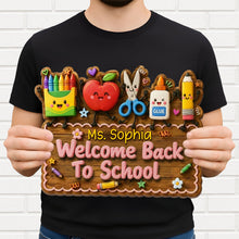 Load image into Gallery viewer, Personalized Custom Shaped Wood Sign for Backyard BBQ Gift
