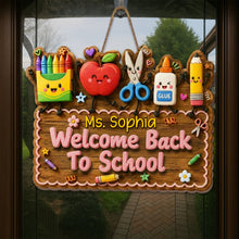 Load image into Gallery viewer, Personalized Custom Shaped Wood Sign for Backyard BBQ Gift
