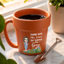 Load image into Gallery viewer, Personalized Plant Pot Mug Thank You Gift for Teacher
