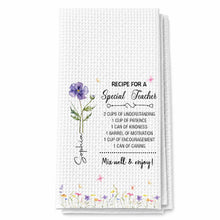 Load image into Gallery viewer, Personalized Teacher Kitchen Towel Custom Name Gift Idea
