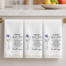 Load image into Gallery viewer, Personalized Teacher Kitchen Towel Custom Name Gift Idea
