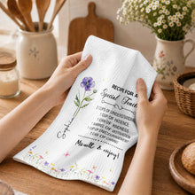 Load image into Gallery viewer, Personalized Teacher Kitchen Towel Custom Name Gift Idea
