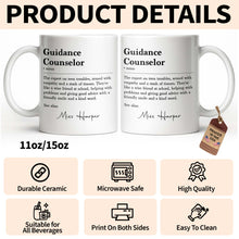 Load image into Gallery viewer, Personalized Guidance Counselor Coffee Mug Gift for Teacher
