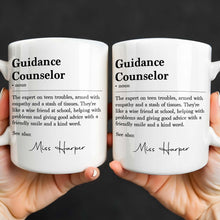 Load image into Gallery viewer, Personalized Guidance Counselor Coffee Mug Gift for Teacher
