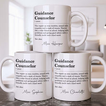 Load image into Gallery viewer, Personalized Guidance Counselor Coffee Mug Gift for Teacher
