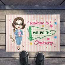 Load image into Gallery viewer, Personalized Teacher Doormat Welcome To My Classroom Gift
