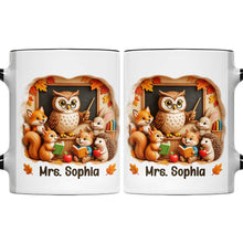 Load image into Gallery viewer, Personalized Teacher Mug Custom Name Accent Coffee Cup Gift

