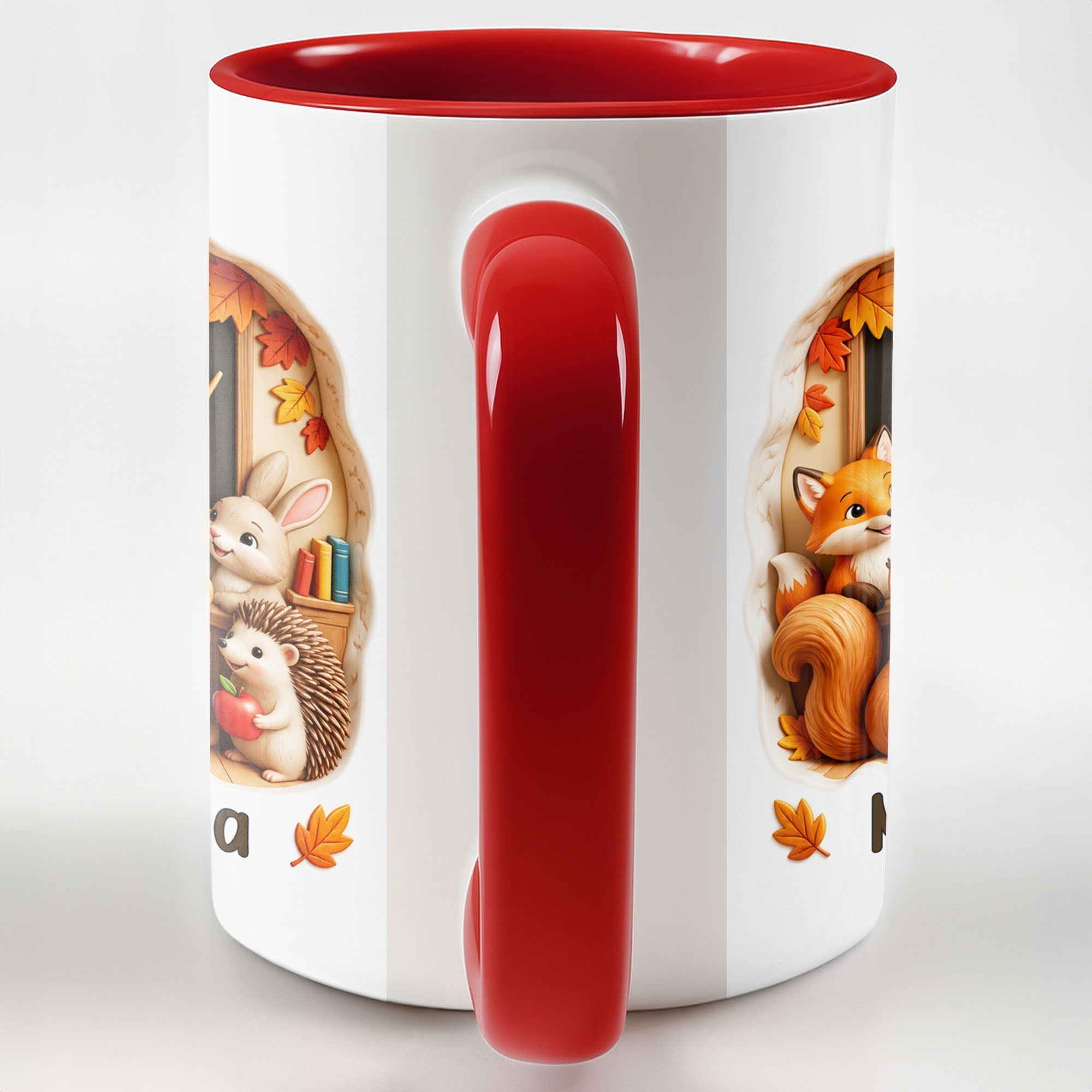 Personalized Teacher Mug Custom Name Accent Coffee Cup Gift