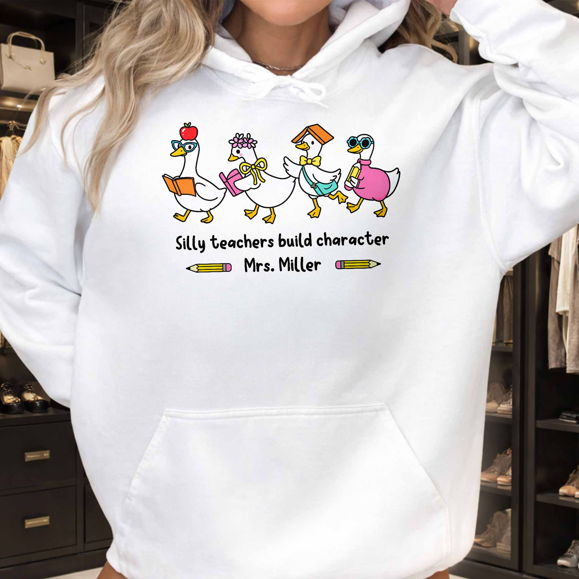 Personalized Teacher T-shirt Custom Name Gift for Educators